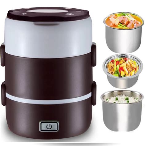 electric lunch box wish|Electric Lunch Box Food Heater High Power 60W, 3 in 1 Portable .